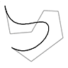 A Bezier curve