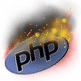 Burning PHP logo